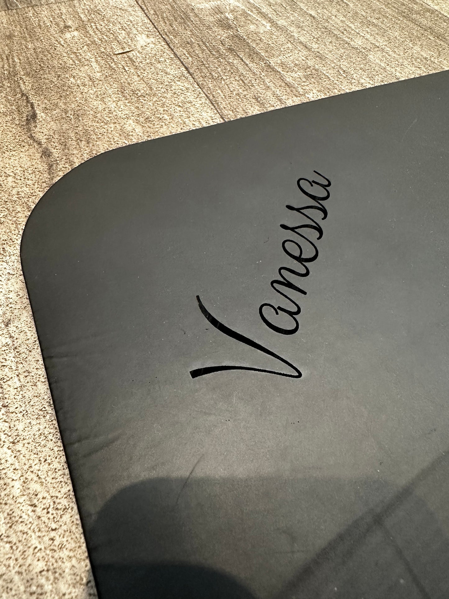 Black Onyx Yoga Mat (free personalisation)
