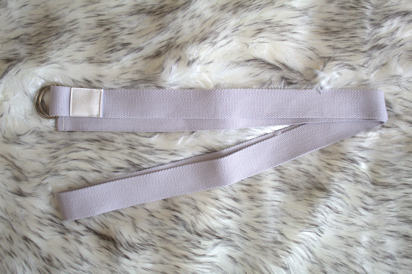 Two Engraved Yoga Blocks and Yoga Strap Bundle (Grey)