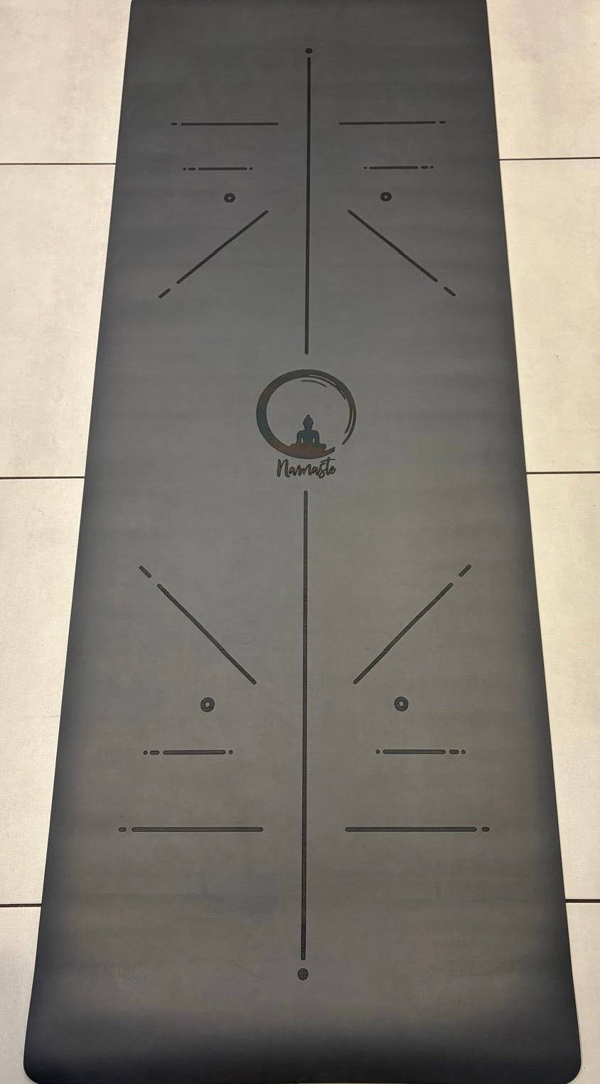 Dark Grey Namaste