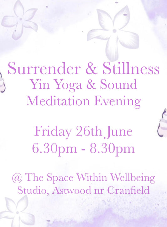 Yin & Sound Evening - Friday 26th June