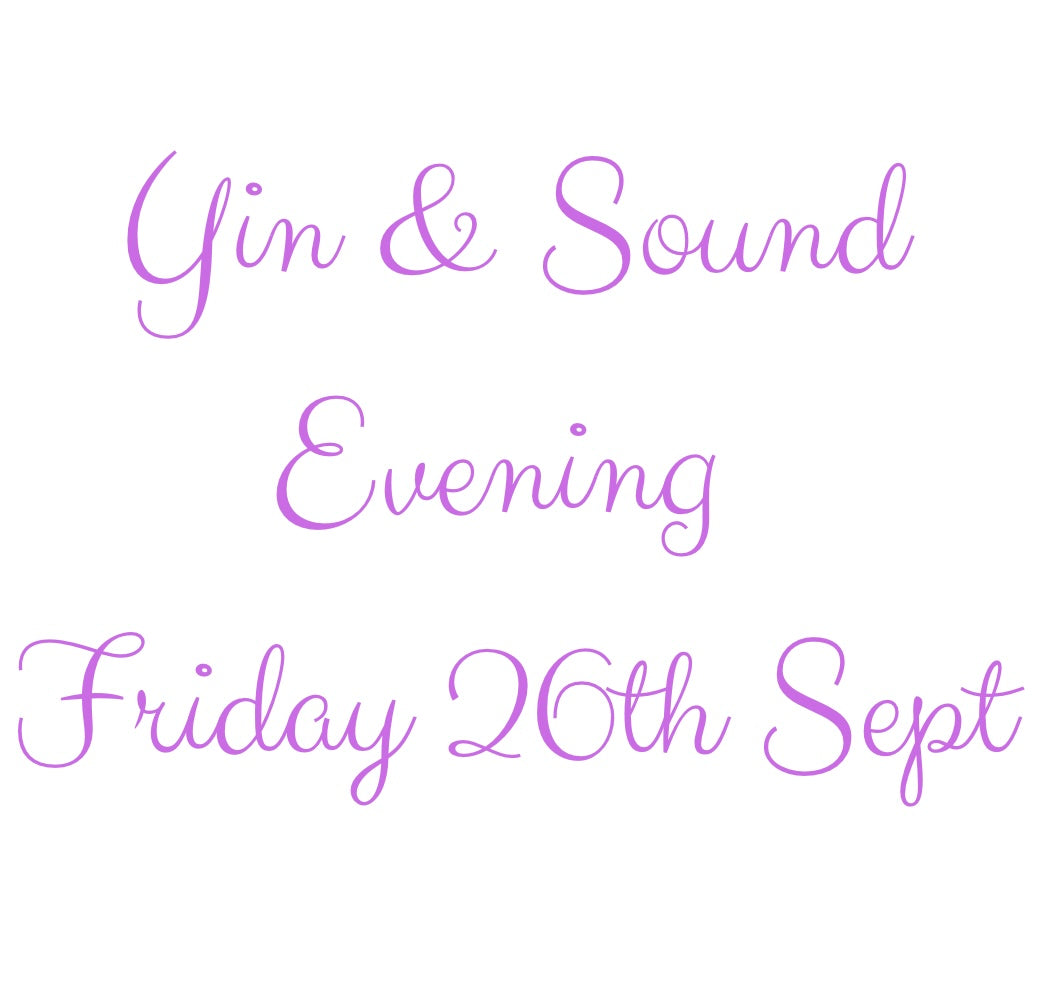 Yin & Sound Evening Friday 26th September