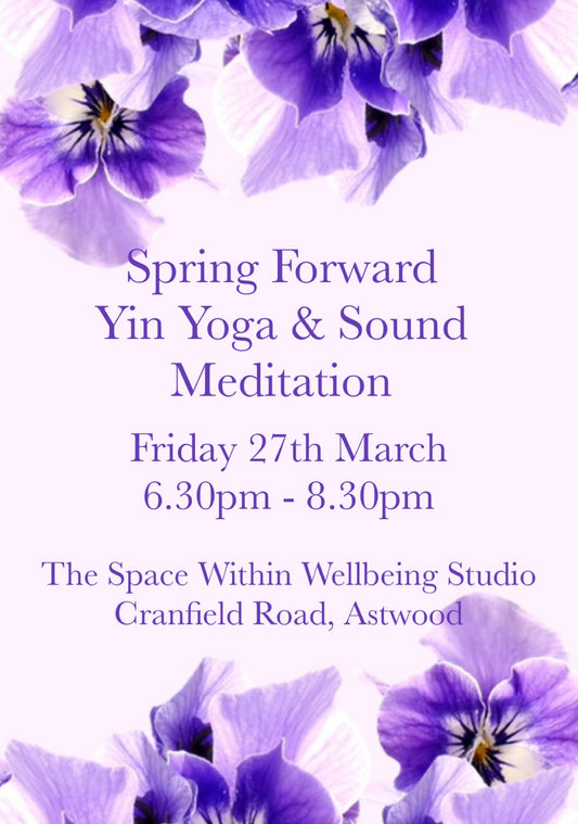 Yin & Sound Evening - Friday 27th March